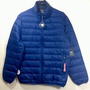 Swiss Tech Blue Puffer Jacket